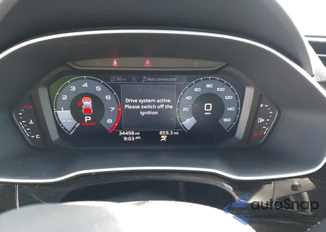 2019 Audi Q3 2.0T S Line Premium из США, поврежденный, VIN WA1DECF32K1084030